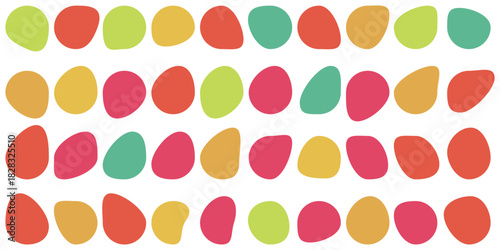 Abstract fluid black blob shape vector set. Modern liquid irregular blob shape elements graphic flat style