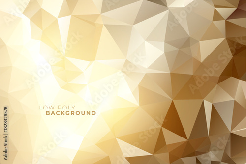 abstract and modern low poly pattern background for presentation