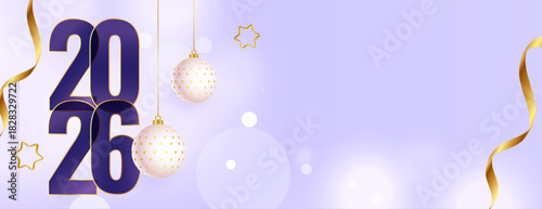 party theme 2026 new year wallpaper with text space