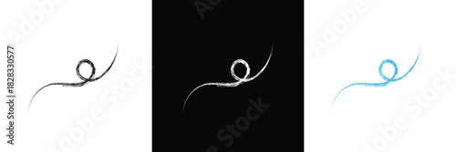 Brush strokes , abstract grunge texture . Artistic design element, paint smear, ink splatter, creative graphic element. Vector illustration. isolated on white and black background. EPS 10.