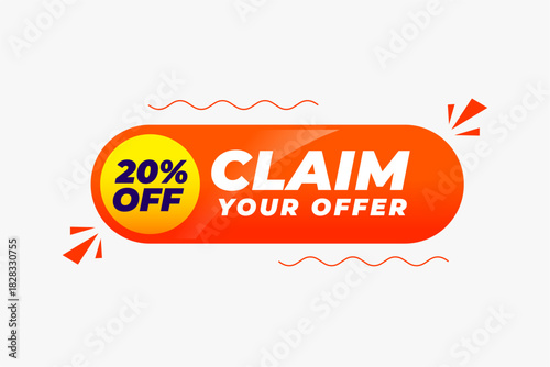 instant 20 percent off claim your reward offer
