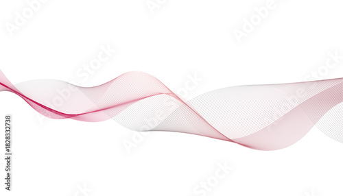 Wave Line Abstract Background
