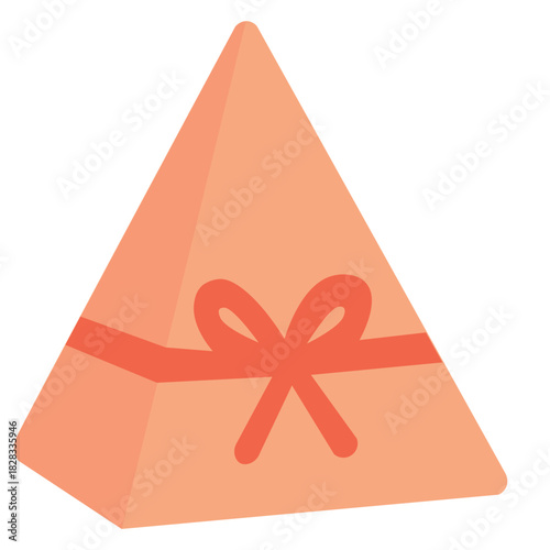 Party hat with bow icon, ideal for birthday parties, celebrations, or illustrating fun, festive, and joyful occasion designs.