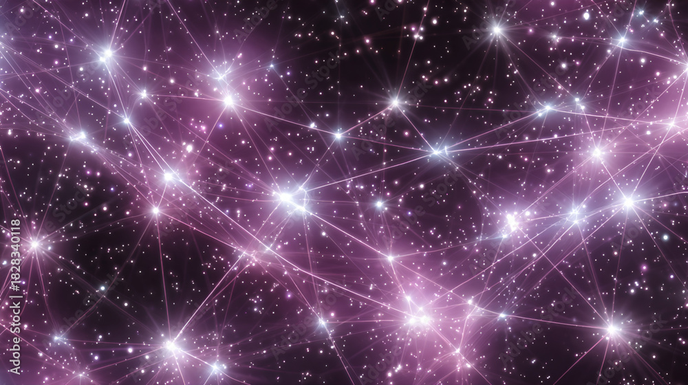 Fototapeta premium Gradient style starry sky and universe scene background material 