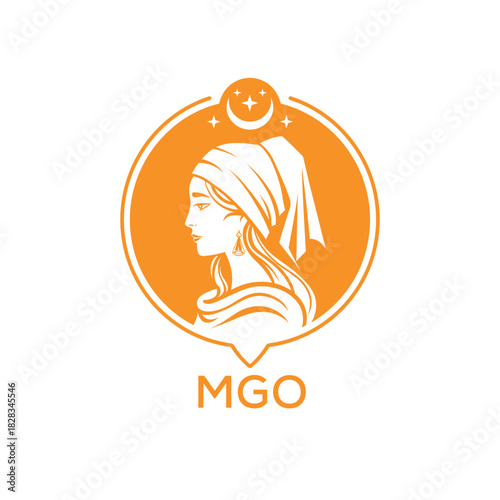 MGO Mother and Baby Care Logo Design. MGO Maternity, Child Care, Family Health & Wellness. MGO Branding Icon
