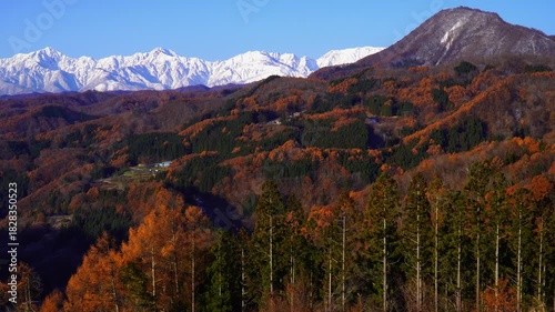 秋の大望峠からの眺め