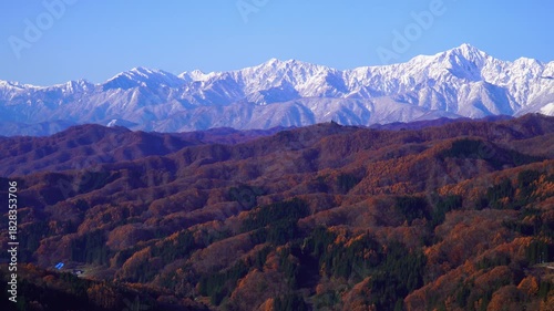 秋の大望峠からの眺め