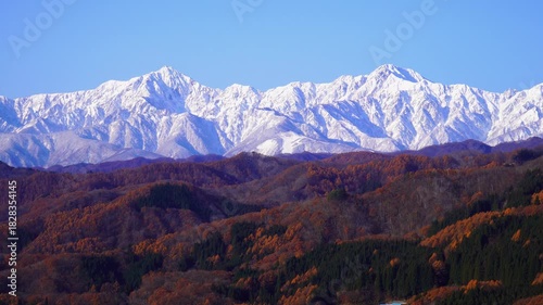 秋の大望峠からの眺め