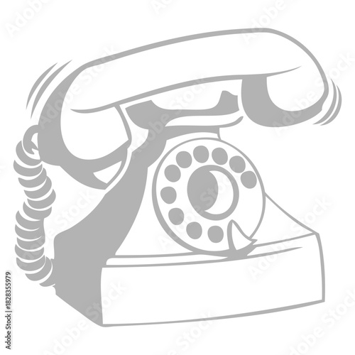 Vintage Telephone Icon