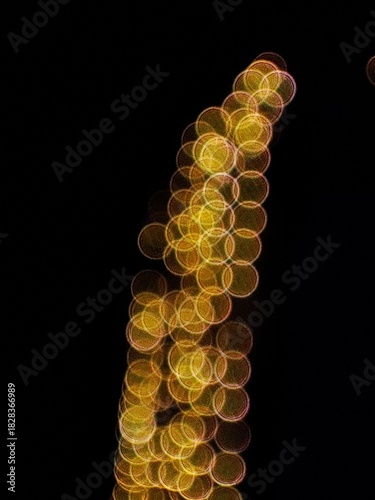 Golden Round Bokeh Wallpaper
