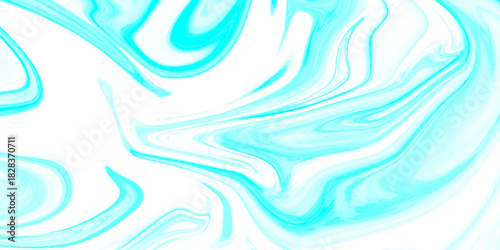 Abstract background of light blue liquid marble surface liner design. marble liquid ink texture. ink backdrop with wavy pattern. liquify swirl blue colour art.