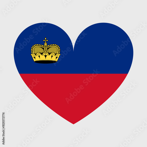 Liechtenstein Flag Vector Icons Set of Illustrations