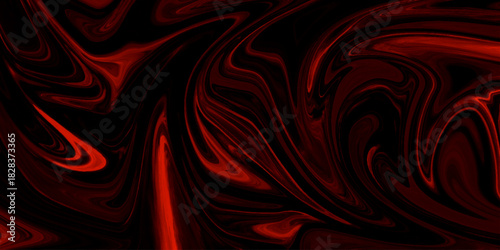Abstract background of dark red liquid marble surface liner design. marble liquid ink texture. ink backdrop with wavy pattern. liquify swirl dark red and black colour art.