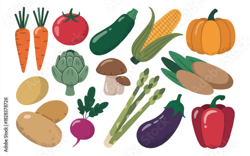 Delicious vibrant harvest of farm fresh vegetables, perfect for healthy recipes and culinary designs celebrating autumn's bounty and vegan lifestyles