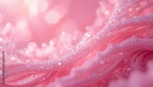 A soft, dreamy pink background featuring delicate lighting effects and smooth tonal transitions. Its close-up abstract glow creates a warm, romantic atmosphere, perfect for beauty themes, feminine des