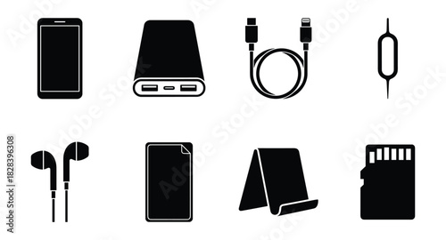 Digital Device Accessory Set: Essential Mobile Tools for Modern Communication