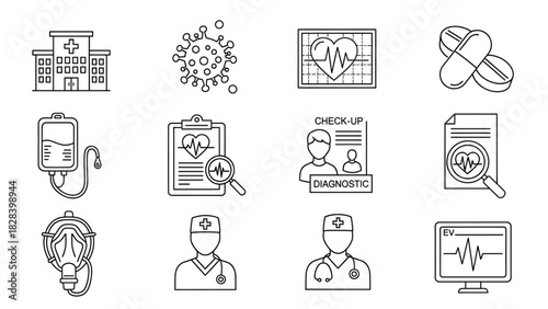 Solid vector icons collection featuring templates, layouts, flowcharts, diagrams, forms, wireframes, tables, grids, onboarding, IT support, communication, business structure, budget, and advertising.