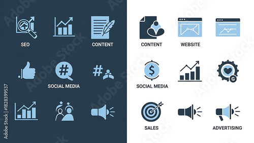 Solid vector icons collection featuring templates, layouts, flowcharts, diagrams, forms, wireframes, tables, grids, onboarding, IT support, communication, business structure, budget, and advertising.