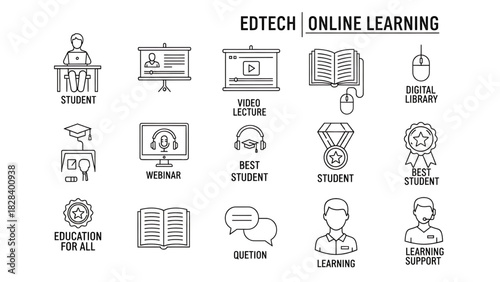 Solid vector icons collection featuring templates, layouts, flowcharts, diagrams, forms, wireframes, tables, grids, onboarding, IT support, communication, business structure, budget, and advertising.