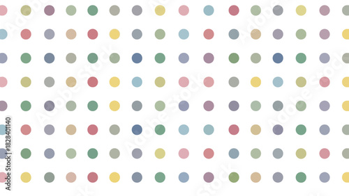 Pastel polka dot pattern seamless vector background decorative design element for textile and wallpaper