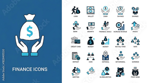 Solid vector icons collection featuring templates, layouts, flowcharts, diagrams, forms, wireframes, tables, grids, onboarding, IT support, communication, business structure, budget, and advertising.