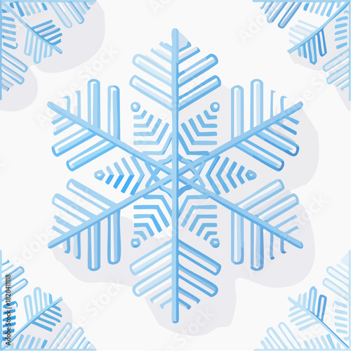snowflake vector illustration