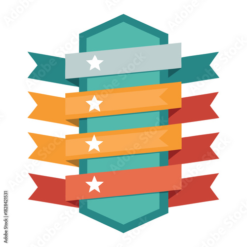 Step-by-Step Banner Process Vector