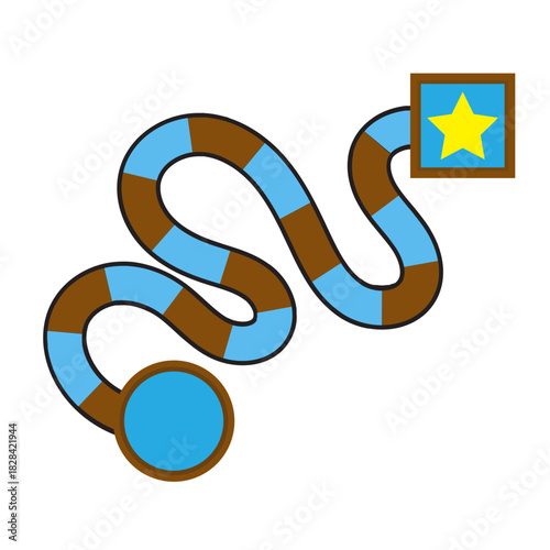 Simple Board Game Path