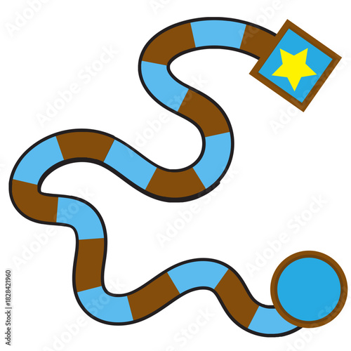 Simple Board Game Path