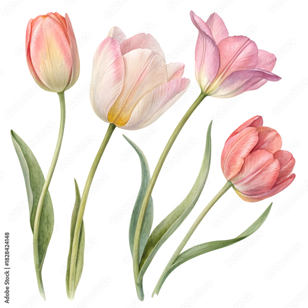 Fototapeta premium bunch of tulips