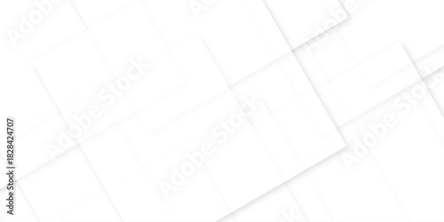 Abstract white and gray technology concept diamond triangle geometric line background. modern seamless business technology concept geometric shapes. squares and triangle with soft shadows as pattern.