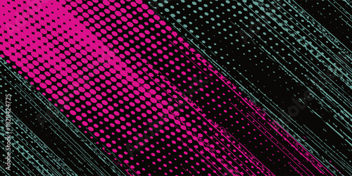 Car sticker wrap banner abstract sporty lines pink blue greenish grunge color combination brush storm thunder modern pattern racing motorsport. eps 10