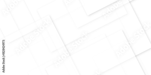 Abstract white and gray technology concept diamond triangle geometric line background. modern seamless business technology concept geometric shapes. squares and triangle with soft shadows as pattern.