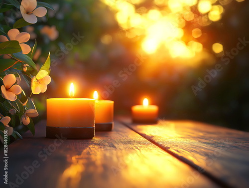 Symbolic Objects Against a Nature Backdrop, Honoring Parents' Sacrifice and Love