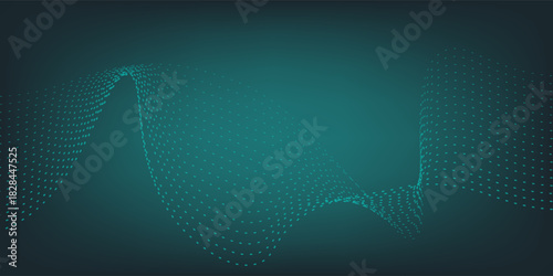 Vector blue green whit mesh background, cyber nano information, abstract communication, innovation future tech data, internet network connection, Ai big data, tecnology