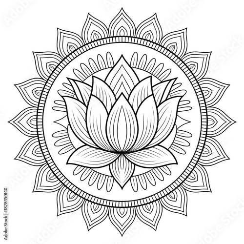 abstract floral ornament