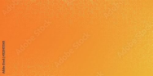 Yellow tech finance background abstract pixel element network with blurred abstract orange gradient vector background. eps10