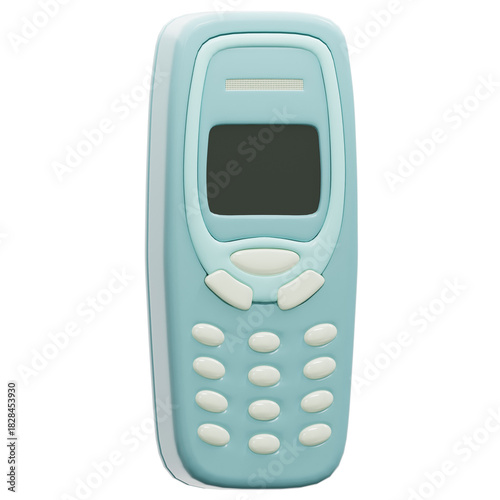 3D Vintage Phone Icon