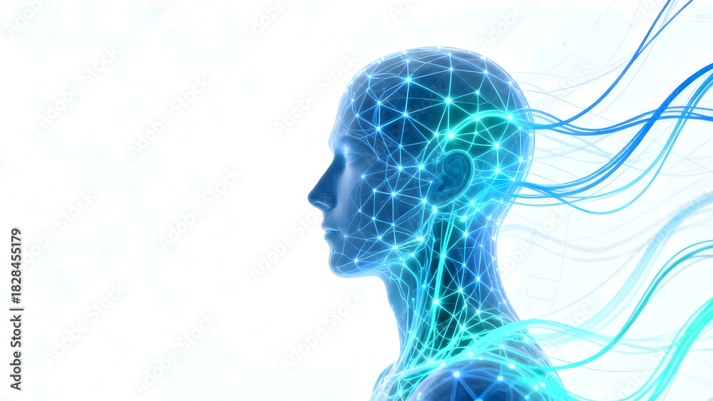 Obraz premium Neural Network Human