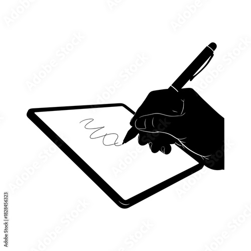 Majestic black horse gallops freely across a vast open field under a bright blue sky landscape