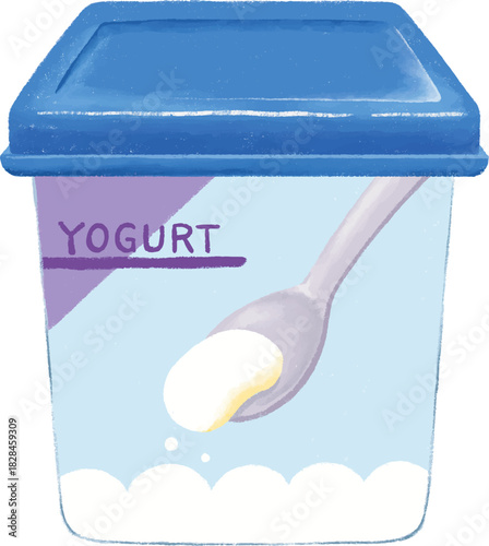 パック入りヨーグルト