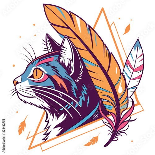 vector image of a tiger