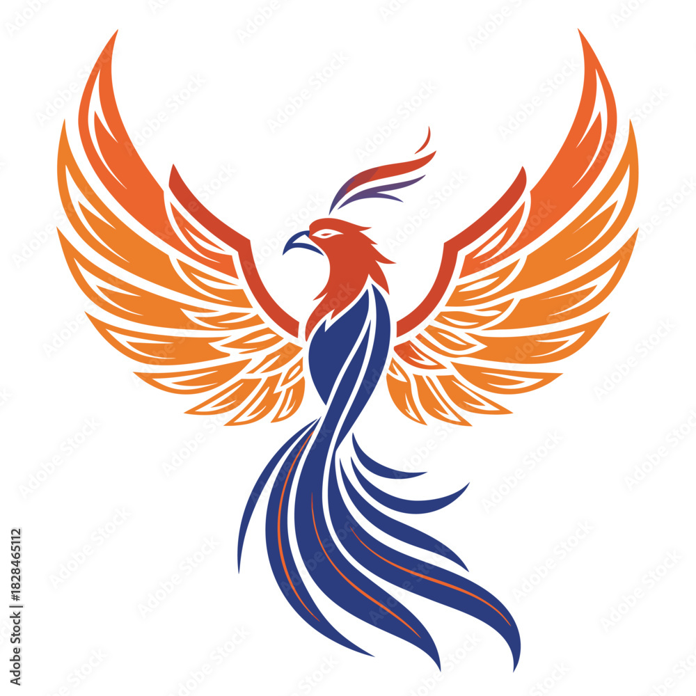 Obraz premium vector illustration of an eagle