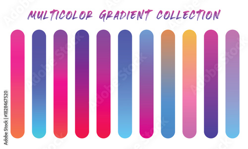 Multicolor Gradients Swatches Set