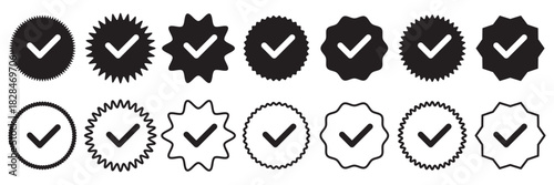 checkmark icon color editable on white background