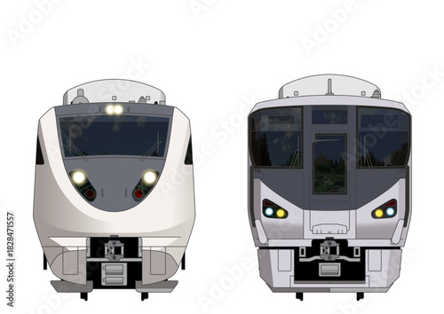 和歌山の列車No.7_289系2000番台 / 225系5000番台_Japanese Railroad Cars in "Wakayama"