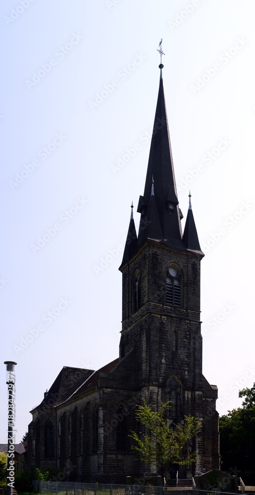 Obraz premium Historical Church in the Town Rinteln, Lower Saxony