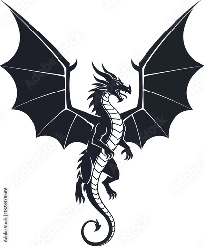 Bison logo design vector illustration american buffalo animal mammal art eps silhouette