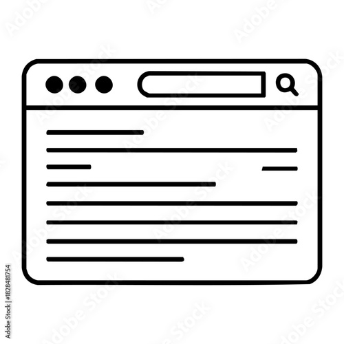 internet browser window icon