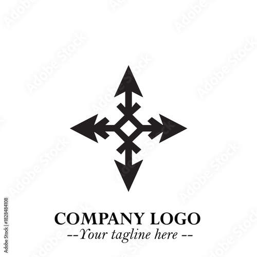 Sleek Electrical Logo Symbol on a Clean White Background for Modern Branding Design Elements Art